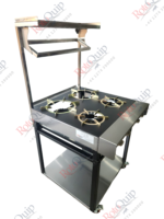 RCR-2×2 – 4 Burner Rotoquip Commercial Indian Range Cooker