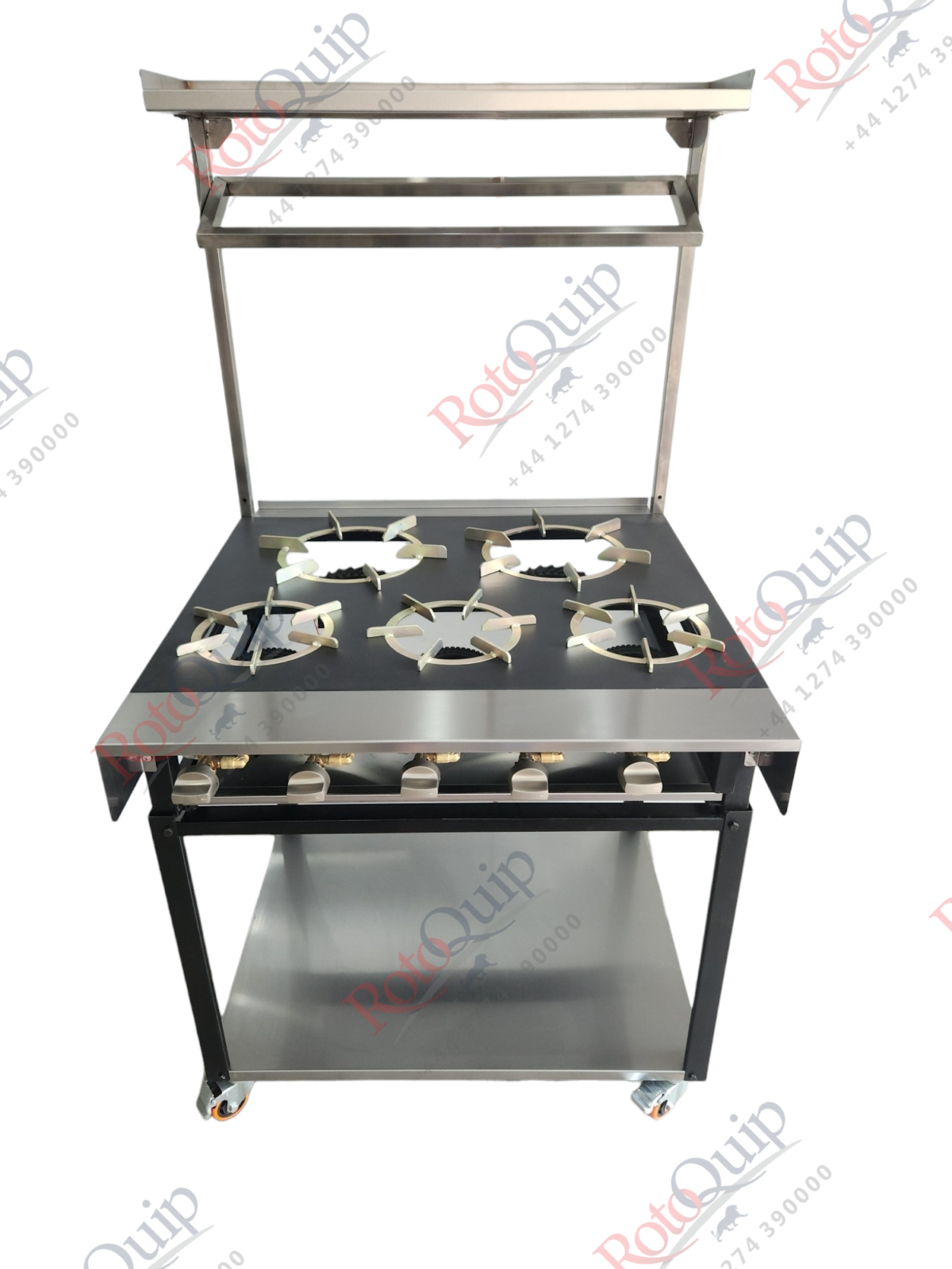 RCR-3×2 – 5 Burner Rotoquip Commercial Indian Range Cooker