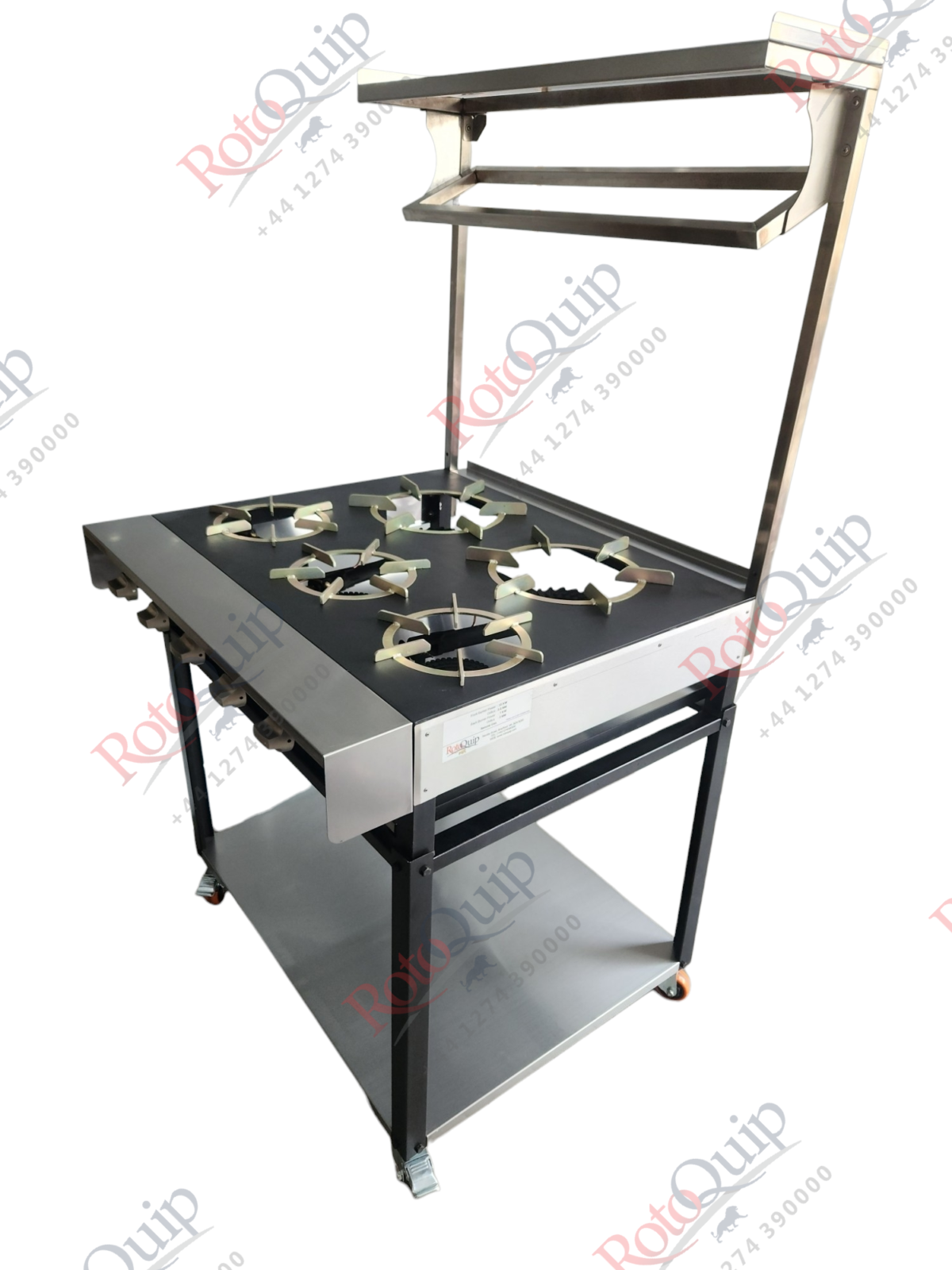 RCR-3×2 – 5 Burner Rotoquip Commercial Indian Range Cooker