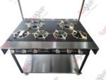 RCR-4×2 – 6 Burner Rotoquip Commercial Indian Range Cooker