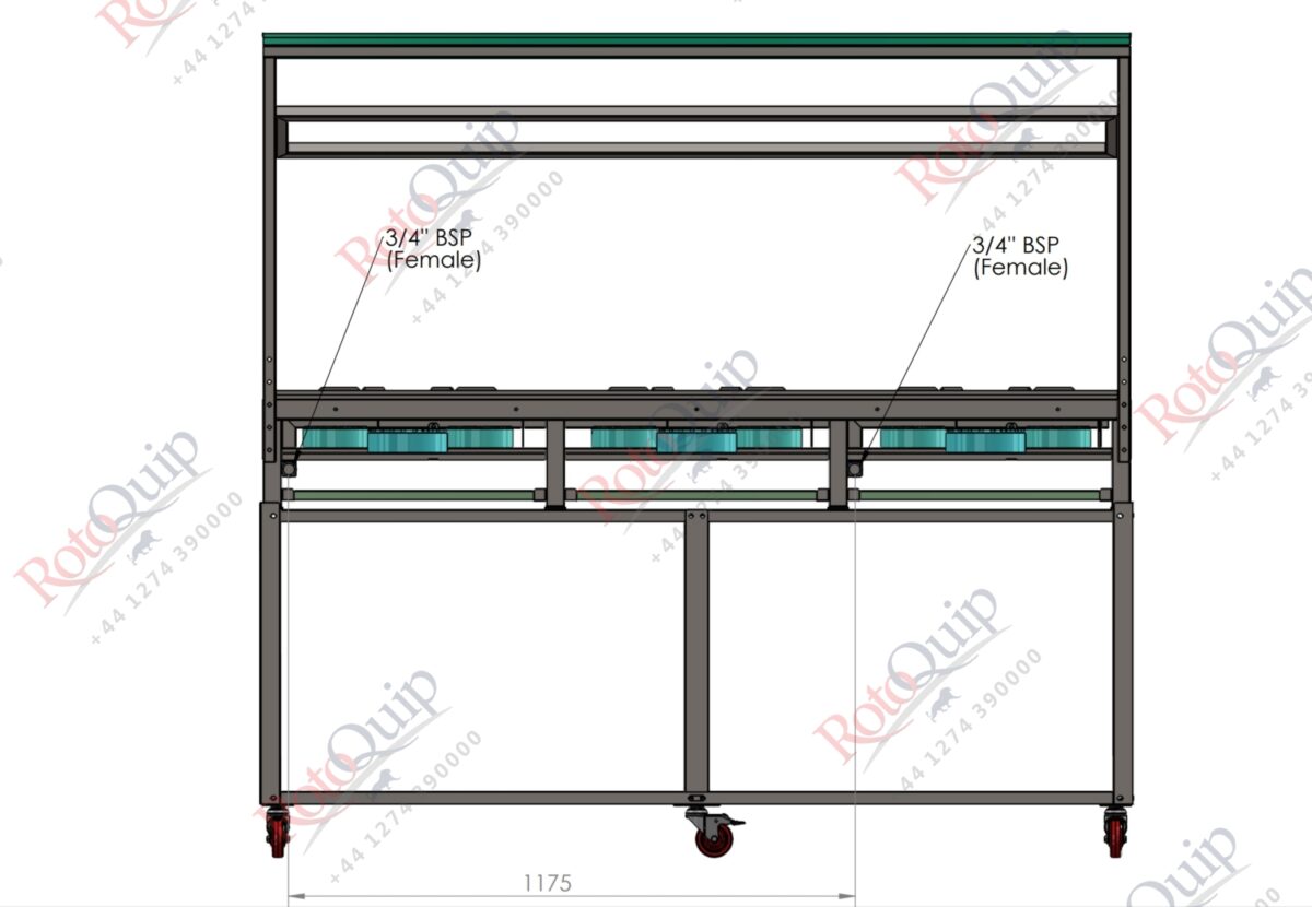 RCR-6×3 – 9 Burner Rotoquip Commercial Indian Range Cooker