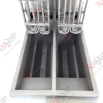 RDF-10L-2 – 2 x 10 Litre Electric Floor Standing Double Tank Twin Basket Fryer