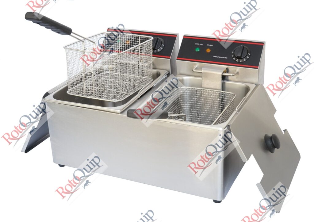 RDF-11L-2 – 2 x 11 Litre Electric Counter Top Double Fryer