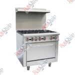 RGR-36 – 6 Burner Gas Range With Oven