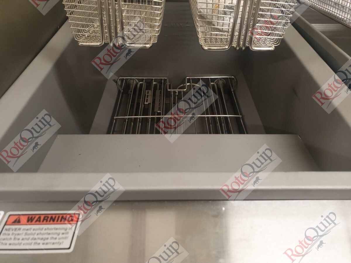 ROV-20 – 28 Litre Electric Floor Standing Twin Basket Fryer