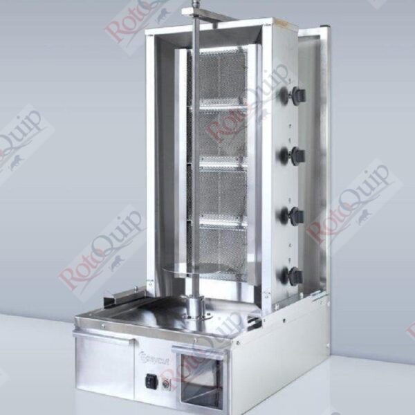 Easy-Cut 4-Burner Gas Kebab Machine