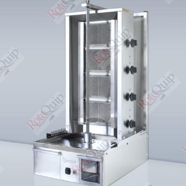 Easy-Cut 4-Burner Gas Kebab Machine